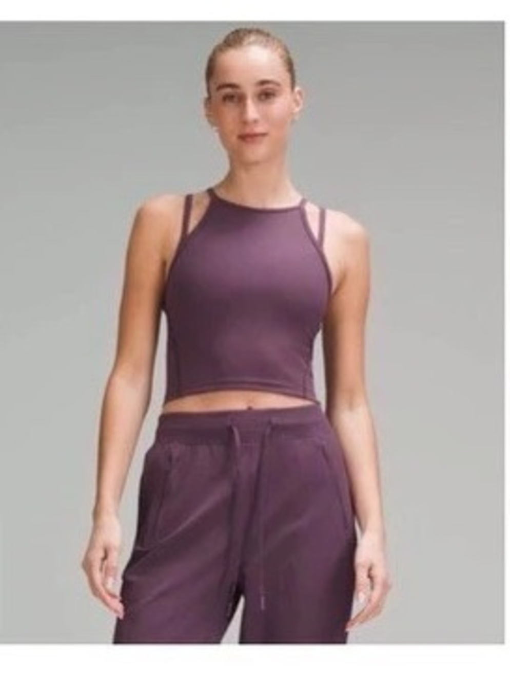 lululemon Align High-Neck Tank Top grape thistle Size 4